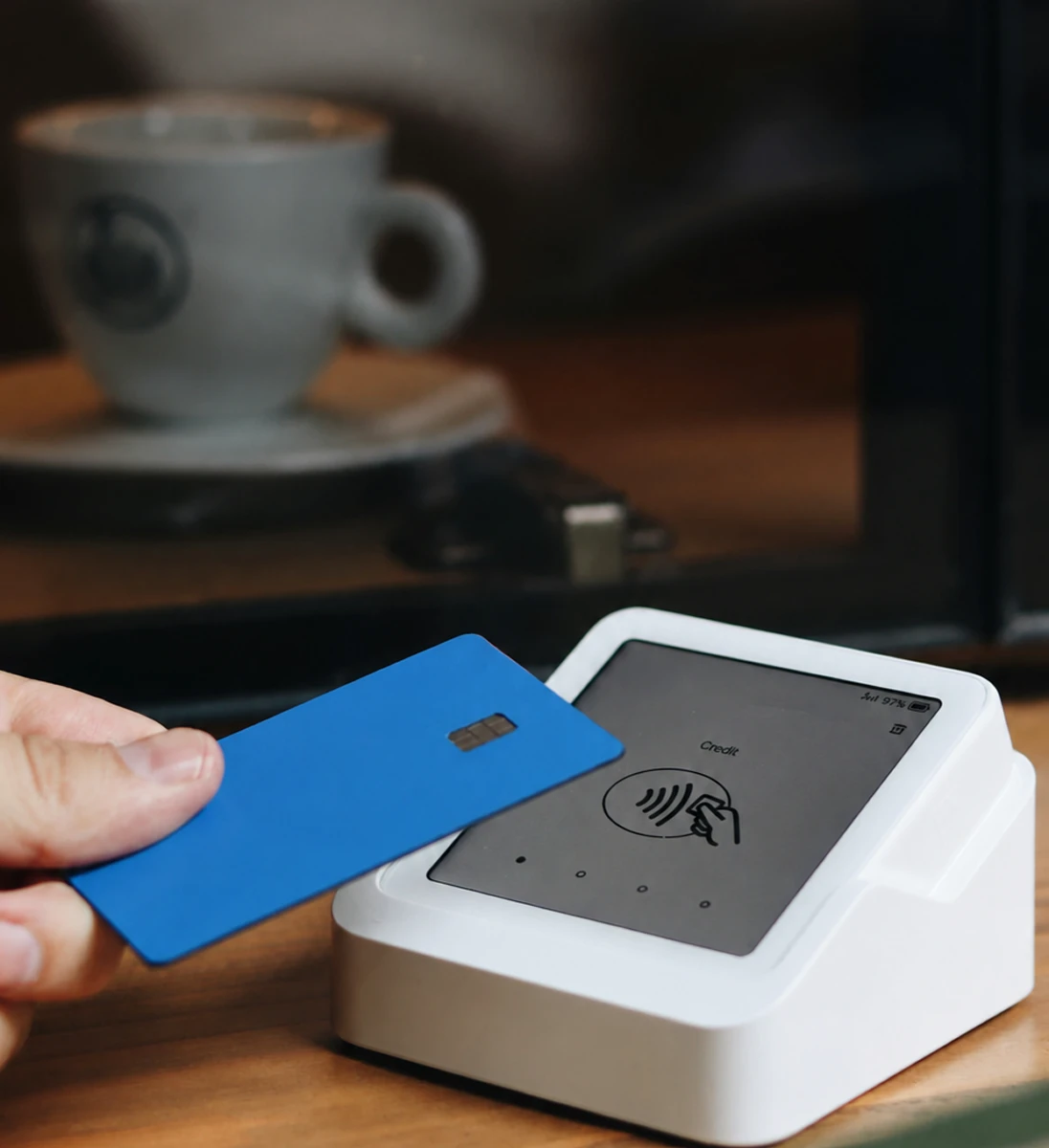 Credit card tap to pay