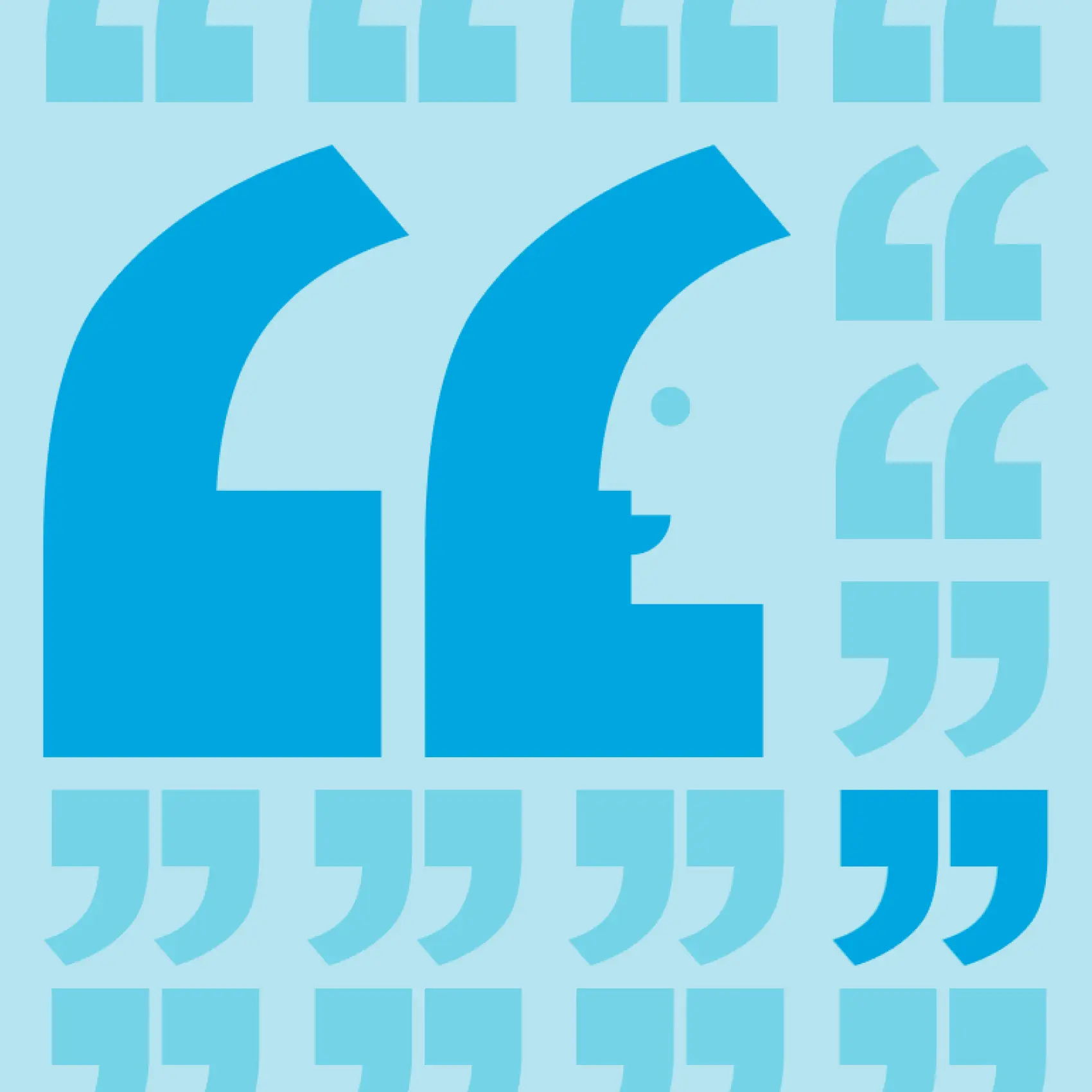 quotation mark illustration