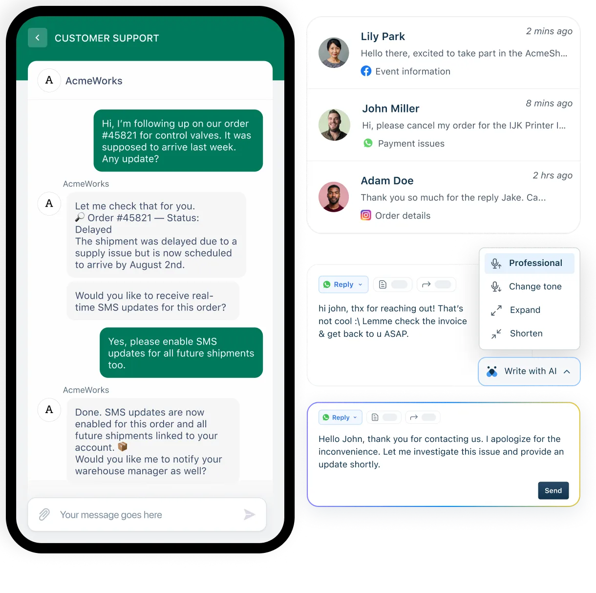 Modernize customer support effortlessly