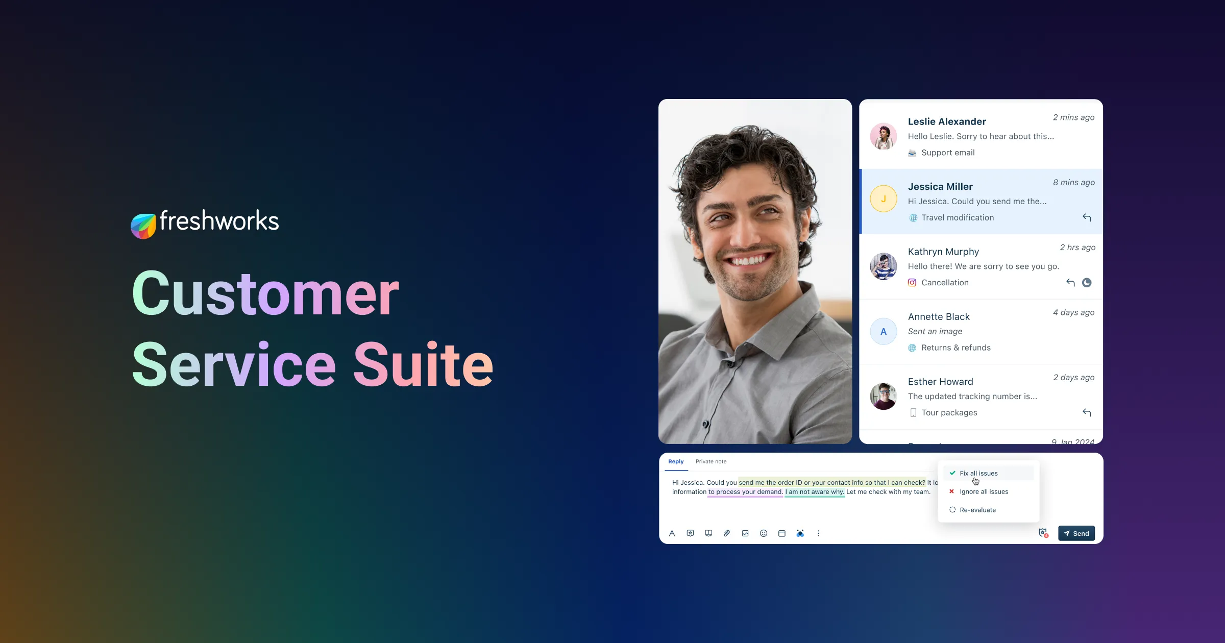Customer Service Suite: AI Powered Support and Chat Software - Freshworks