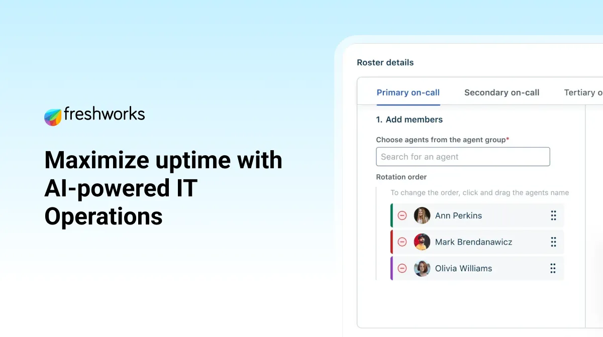 Freshservice ITOM | IT Operations Management from Freshworks