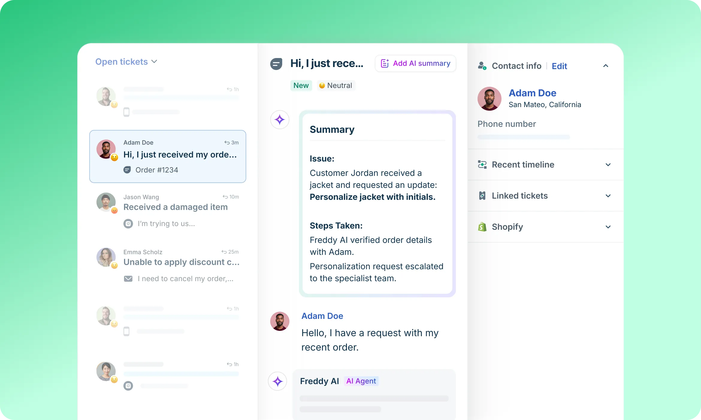 Cadastro no Freshdesk